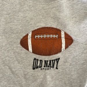 KIDS OLD NAVY FOOTBALL SWEATER